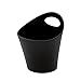 Produktbild koziol Utensilo Pottichelli XS, Kunststoff, schwarz, 11.8 x 10.7 x 13 cm