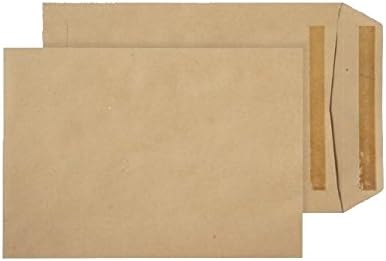 Purely Everyday C5 229 x 162 mm 90 gsm Commercial Manilla Pocket Self Seal Plain Envelope (Pack of 500)