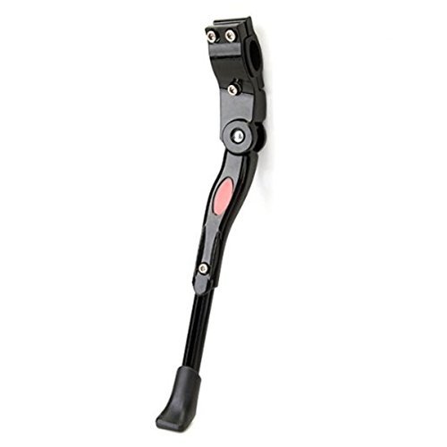 Gearmax® Universal Verstellbare Aluminium Alloy MTB Road Bike Fahrrad Ständer Kick Seitenständer Kickstand (Schwarz) - 4