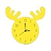 Produktbild catmoew Kreative Wanduhr, Einfache Nordische Elk Forest Style Wanduhr Wohnzimmer Moderne Mute Wanduhr Mit Elch Wallpaper Ohne Batterien