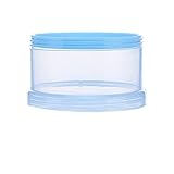 KAMIERFA Baby Milk Powder Dispenser Blau mit Flaschenbuersten-Set - 3