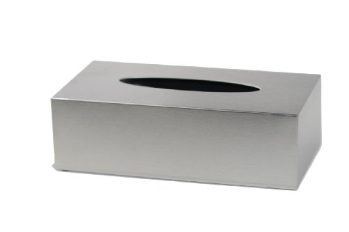 houseproud Matt Steel Kosmetiktücherbox aus mattem Edelstahl