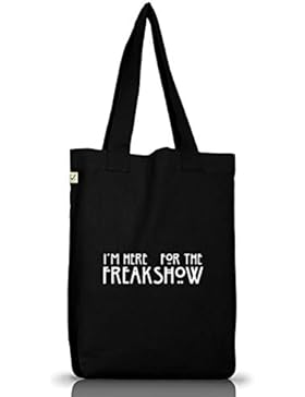 Shirtstreet24, AHS - Freak Show, Jutebeutel Stoff Tasche Earth Positive (ONE SIZE)