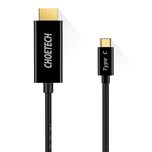 USB Typ C auf HDMI Kabel (10ft/3m), CHOETECH USB 3.1 Typ C (Thunderbolt 3 kompatibel) zu HDMI 4K&30Hz Kabel für Samsung Galaxy S8 / S8 Plus, 2016 MacBook Pro, 2015 MacBook, ChromeBook Pixel und mehr - 2