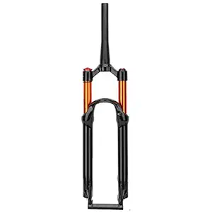 Suspension Fork, Anti Scratch Air Front Fork with Rebound Adjustment for MTB for 27.5in Mountain Bike