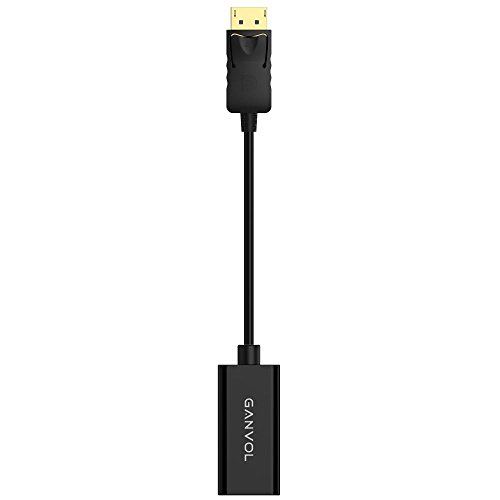 Ganvol DisplayPort Stecker zu HDMI Buchse Adapter Konverter, DP auf VGA, FULL HD 1080p, Vergoldet, , inkl. Audio-Übertragung & Sperrfunktion - 5