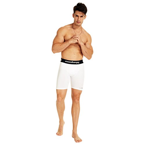COOLOMG Herren Funktionshose Core Compression Hose Tights Lang Base Layer Sports S M L XL - 6