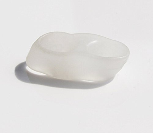 Ewin24 3 Pairs Silicone Gel Foot Toe Separator Little Finger Hallux Valgus Protector Bunion Adjuster