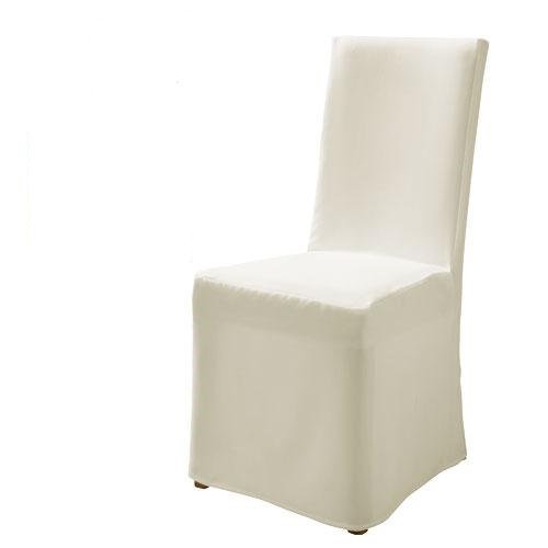 Stuhlhusse Husse Stuhlhussen in ecru Luxury - 2