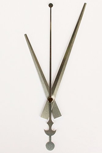 Quarz Uhrwerk Schleichendes Flüsterleises lautlos kein Ticken Uhrzeigerset Zeiger Reparatur 98 (gewindelänge: 14 mm, silber)