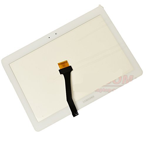 Display Glas für Samsung Galaxy Tab 2 10.1" GT-P5100 Touchscreen Front GT-P5100 und GT-P5110 in weiss Front Scheibe +Kleber