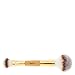 Claire's Girl's Bamboo Duo Contour Powder Brush Brown/Gold.