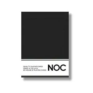 NOC 2017 Playing Cards (BLACK) Limited Edition Air-Cushion Finish Deck by USPCC