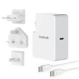 Inateck 45W USB C Caricatore PD Type C Charger incluso cavo Tipo C MacBook 12 pollici, MacBook Pro 2016, Chromebook Pixel, iPad Pro, Nintendo Switch, iPhone X/8/8 Plus, Samsung S8, Nexus 5X/6P e altro