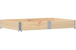 vidaXL Pallkrage 150x100 cm massivt furu
