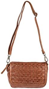 SALVADOR BACHILLER Braided Shoulder Bag - Sloan SB35347 - Cognac