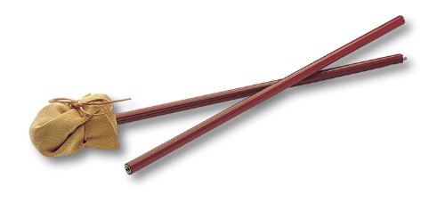 Malstock aus Aluminium, von Lukas, 2-teilig, aus Aluminium, Kork und Leder (Gesamtlänge ca. 90 cm)