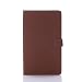 Produktbild SCSY-Halfter Einfarbig Matt Matte Feeling PU-Leder Schutzhülle Cover Case mit Ständer Funktion und Kartensteckplätze für Samsung Galaxy TAB S T700 (Color : Brown)