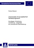 Image de Unionsziele im Europäischen Verfassungsrecht: Grundlagen, Entwicklung und Wirkung – dargestellt a