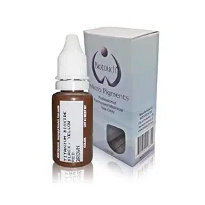 BioTouch Permanent Makeup BROWN Cosmetic Tattoo Inks Micro Pigment Color .5 oz