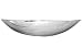 Produktbild Cleanprince "II-WAHL" ovale Schale 53 x 18 x 5 cm POSTEN PRODUKTIONSAUSSCHUSS Metallschale Aluminium glänzend länglich silber oval Tablett Blatt Blattform Bootsform Boot Obstschale Knabberschale Deko Dekoschale Aluminiumschale Hochglanz