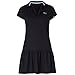 Produktbild Sportkind Mädchen & Damen Tennis / Hockey / Golf Polokleid mit Rüschen, schwarz, Gr. 140