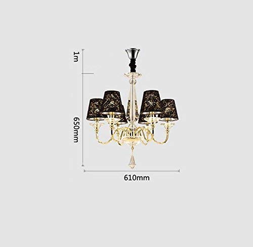 OYY Modern Creative Gold Crystal Chandelier, Postmodern Simple Stairs Duplex Lights Lounge Restaurant Crystal Light Fabric Coverage K9 Crystal Chandelier Tier 6 to 10 Body of Light Source of Light E1
