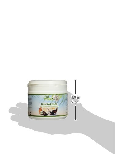 100ProBio Kokosöl nativ 500ml PE-Becher -Ideal für Haut & Haare- 100% reines Kokosöl ein natürliches Öl ohne Zusatzstoffe - 5