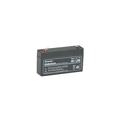 Preisvergleich Produktbild Graupner 770 - Bleiakku 6 V / 1,20 AH