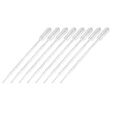 Volumen: 10 ml ZCHXD 30 Pcs 10ml Disposable Pasteur Pipettes Test Tubes Liquid Drop Droppers Graduated 295mm Long