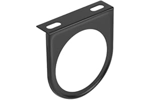 SUUONEE Fahrzeug Instrumentenhalterung, 52mm 2 Zoll Universal Einlochmontage Messgerät Drehzahlmesser Kilometerzähler Säulenmontage Pod Halterungshalterung Schwarz