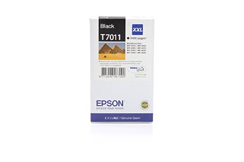 Epson WorkForce Pro WP-4525 DNF - Original Epson C13T70114010 / T7011 Tinte Black - 3400 pages