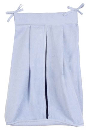 Blue Ultrasuede Diaper Stacker