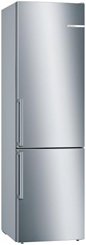 Bosch KGE398IBP Serie 6 Frigorifero Congelatore, 201x60 cm, 249 L Raffreddamento + 94 L Congelatore LowFrost, BigBox per Congelatore, Freschezza prolungata con VitaFresh, Silenzioso da 38 dB, LED