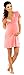 Zeta Ville - Women's Maternity Nursing Nightdress Labour Hospital Gown - 074c (Apricot, UK 10)
