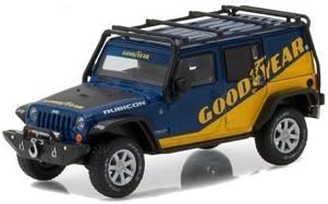 GreenLight 2016 Jeep Wrangler Unlimited - Goodyear with Roof Rack, Fender Flares &amp; Winch - (1:43 Scale) Vehicle