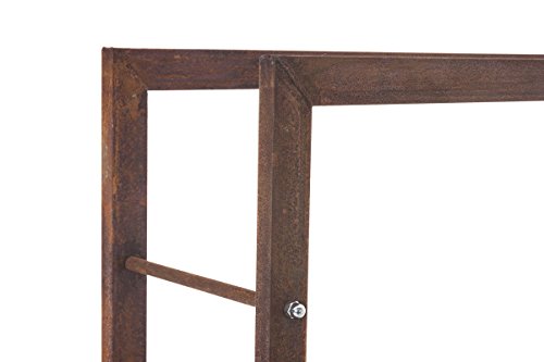 CLP Exklusiver Kaminholzständer KERI V2 aus Metall, B-Ware, bis zu 8 Größen und 2 Farben wählbar rost, 40 x 25 x 100 cm - 5