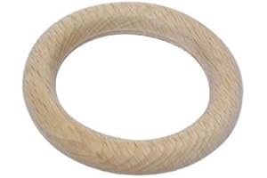 Knorr Prandell Anneau en bois naturel 85 mm