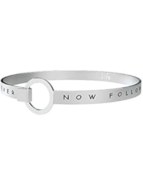 Kidult Damen-Armreif Edelstahl One Size, silber