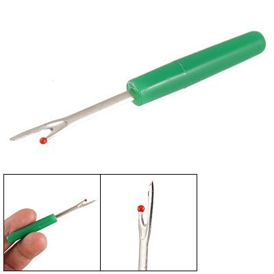 SODIAL(R) Abridor de Costuras/ Corta Costuras Punto de Cruz, Verde