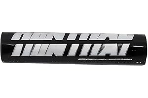 NOCYCLONIC Lenkerpolster Crossbar Lenkerschutz Pads Runder Motorrad Lenker Crossbar Bar Pad Protector für Motocross Dirt Bike ATV Quad (schwarz)