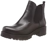 Echtes Leder Tamaris Damen 25435-21 Chelsea Boots, Schwarz (Black Leather 3), 40 EU