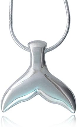 Silver Dolphin Fluke Pendant, Heavy Weight, hallmarked, Gift Boxed, made in the UK.