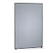 Produktbild Filz-Raumteiler - Rahmen schiefergrau - silbergrau, HxB 1950 x 1300 mm - Absperrung Akustikwand Akustikwände Paneele zur Raumtrennung Raumteilung Raumtrennwand Raumtrennwände Schallschutzwand Schallschutzwände Stellwand Systemtrennwand Trennwandsystem