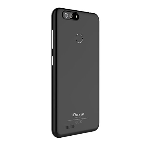 Gretel S55 3G Phablet Android 7.0 5.5 inch 1280 x 720 Pixel screen MTK6580A Quad Core 1.3GHz 1GB RAM 16GB ROM 8.0MP + 0.3MP Dual Rear Cameras 2.0MP Front camera (Negro)