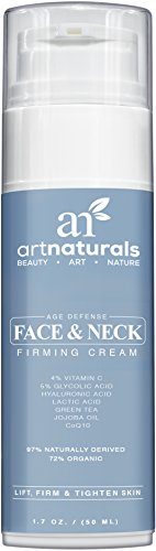 Art Naturals Neck Firming Cream 1.7 oz Active Ingredient Vitamin C Serum| Use As Daily Moisturizer On Your Face, Chest & Body| Best For Tightening Loose & Sagging Skin| Reduces Wrinkles & Fine Lines