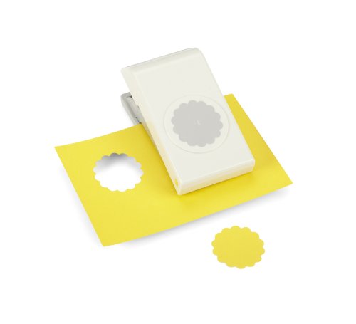 Maße EK Success Scallop Circle Punch Maschine 1 1/2 - 4