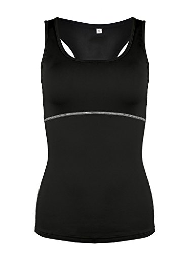 Jimmy Design Pro Performance Women's Base Layer Training Vest Black X Large Size