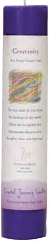 Creativity ~ Reiki Charged Crystal Journey Candle