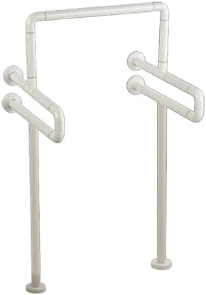 Qiangzi Shower rails Old Man Bathroom Handrail Urinal Handrail Nylon Safe Handrail Color Optional Handrail for elderly ( Color : White )